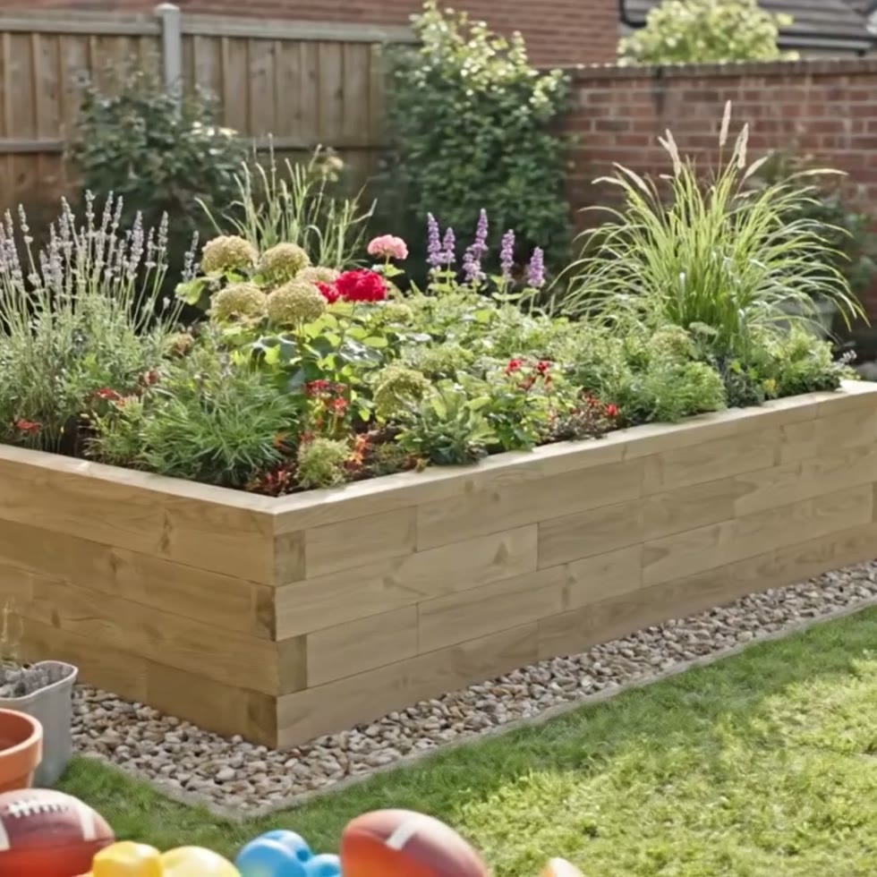 Verhoogde Tuinbak - Best Seller / 2.25 x 1.125 x 0.45m