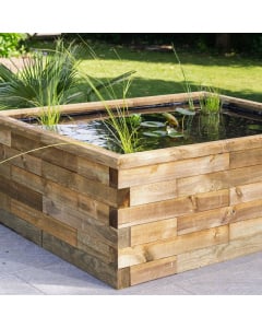 Verhoogde vijvers / Ontwerp vorm en grootte