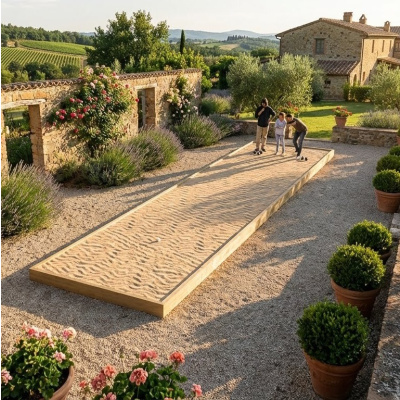 Petanquebaan / 12 x 3 x 0,25 m