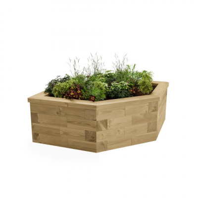 Hexagonal Planter / 1.55 x 0.924 x 0.45m