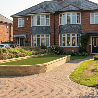 Keermuur - Meerdere Niveaus / 6m x 3.33m