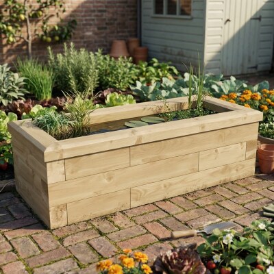 Smalle Vijverbak - Lang / 112,5 x 45 x 35 cm