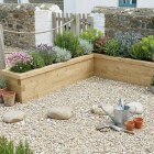 Smalle L-Vorm Plantenbak / 2.625 x 2.25 x 0.45 x 0.45 x 0.45m