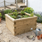 Vijverbak - Vierkant / 112,5 x 112,5 x 65 cm