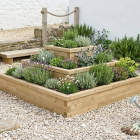 Piramide plantenbank / 2,25 x 2,25 x 0,95 m