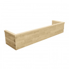 Wooden Garden Terracing / 3 x 0.75 x 0.55m