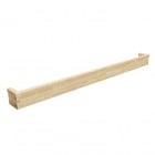 Wooden Garden Border Edging / 5.025 x 0.375 x 0.35m