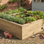 Vierkante Vijverbak - Dubbele wand  / 225 x 225 x 65 cm