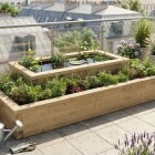 Vijverbak - Multi-niveau met dubbele wand / 225 x 150 x 55 cm