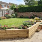 Keermuur - Hoekig met trap / 8.55m x 1.5m x 0.75m