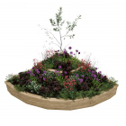 XL Moestuinbak Hoek - Multi-niveau / 225 x 225 x 45 cm