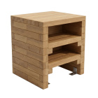 Smalle kast met planken / 0,75 x 0,75 x 0,95 m