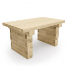 WoodBlocX Tuintafel / 1.5 x 0.9 x 0.75 m