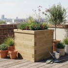 Houten plantenbak - Groot / 0,75 x 0,75 x 0,75 m